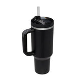 Hot/Cool Large Capacity Tumbler Stainless Steel Insulated Water Bottle With Straw - Leakproof, Vacuum-Sealed, 1200ml