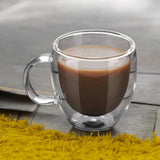 Classic Double Wall Glass Coffee Mug