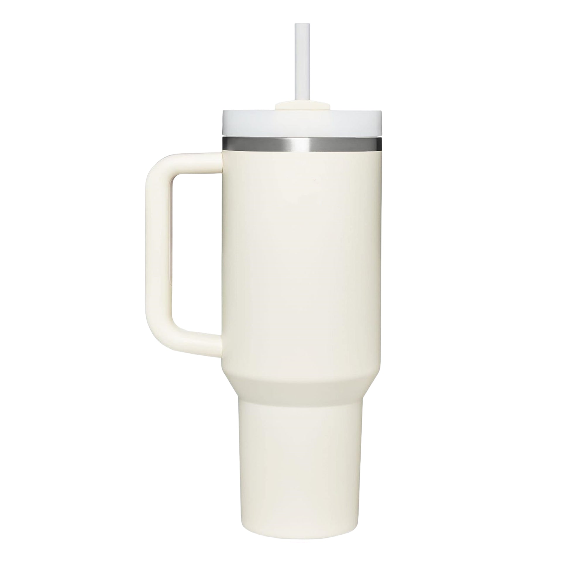Hot/Cool Large Capacity Tumbler Stainless Steel Insulated Water Bottle With Straw - Leakproof, Vacuum-Sealed, 1200ml