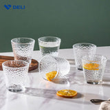 Luxury Hammered Glassware Set – Stylish Textured Glasses for Water, Juice & Cocktails