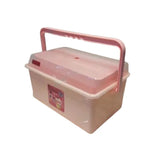 Kids Multi-Layer Storage Box with Transparent Lid – Large Capacity Toy, Craft & Baby Essentials Organizer