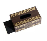 Luxury Versace Style Storage Basket with Tissue Box Holder Set – Premium Decorative Home Organizer