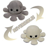 Reversible Flip Octopus Stuffed Plush Mood Showing