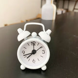 Modern Quartz Mini - Alarm Desk Clock for Kids and Students