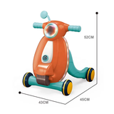 Interactive Baby Walker with Lights & Music – Multi-Functional Toddler Push Walker for 12+ Months