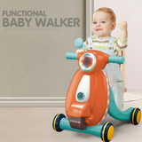 Interactive Baby Walker with Lights & Music – Multi-Functional Toddler Push Walker for 12+ Months