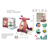 Interactive Baby Walker with Lights & Music – Multi-Functional Toddler Push Walker for 12+ Months