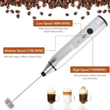 Electric Milk Frother Portable Egg Beater/Coffee Beater USB Rechargeable Handheld Coffee Blender Milk Shaker Mixer Foamer Food Blender