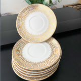 Versace Pack of 6 Charger Plates , Dinner Plates Fine Ceramics Material Microwave oven safe