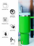 Hot/Cool Large Capacity Tumbler Stainless Steel Insulated Water Bottle With Straw - Leakproof, Vacuum-Sealed, 1200ml