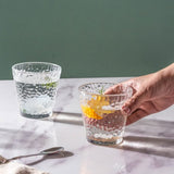 Luxury Hammered Glassware Set – Stylish Textured Glasses for Water, Juice & Cocktails