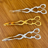 Gold-plated Food Tongs