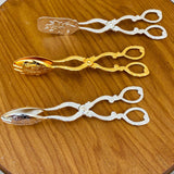 Gold-plated Food Tongs