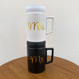 Mr & Mrs Ceramic Mugs 550 ML Large size