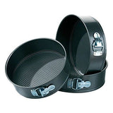 3Pcs Non-Stick Round Cake Baking Pan Set – 22cm, 20cm & 18cm Moulds for Perfect Cakes