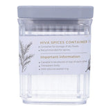Airtight Acrylic Spice Container Set – 3 Pcs Transparent Seasoning Jars with Lids
