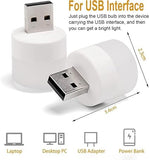 USB LED Night Lights – Mini Portable Energy-Saving Ambient Lamps for Bedroom, Bathroom, Laptop & Power Bank