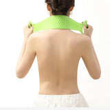Silicone Back & Body Scrubber – Long Handle Exfoliating Bath Brush