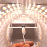 Luxury LED Crystal Diamond Table Lamp – Touch Control USB Rechargeable Night Light