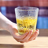 Luxury Hammered Glassware Set – Stylish Textured Glasses for Water, Juice & Cocktails