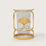 Luxury Leaf Design Cutlery Holder Set – Kitchen Spoon & Utensil Organizer with Drain Tray | Decorative Table Organizer