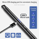 Stainless Steel Electric Rechargeable Arc Lighter/Plasma Lighter Flameless Windproof USB Lighter 360° Flexible Neck Arc Lighter Candles, Gas Stove, BBQ, Fireworks