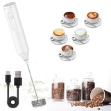 Super Fast Rechargeable Milk Frother – Electric Handheld Coffee & Milk Foam Maker