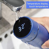 Temperature Display Vacuum Insulated Water Bottle 17oz,Thermo Flask Made of Premium Stainless Steel Coffee Cup, Smart Cup, Novelty Gift Mug, FDA Safty