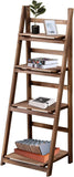 Wooden Ladder Shelf Bookshelf Decorative Stand