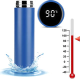 Temperature Display Vacuum Insulated Water Bottle 17oz,Thermo Flask Made of Premium Stainless Steel Coffee Cup, Smart Cup, Novelty Gift Mug, FDA Safty