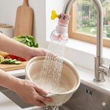 Rotating Faucet Splash Filter – 360° Water Saving Tap Extender for Kitchen & Bathroom Sink