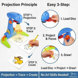 Kids Drawing Projector Table – Educational Learning Painting Toy with 32 Projection Patterns | Ages 3+