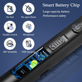 Stainless Steel Electric Rechargeable Arc Lighter/Plasma Lighter Flameless Windproof USB Lighter 360° Flexible Neck Arc Lighter Candles, Gas Stove, BBQ, Fireworks