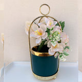 Classic Bird Cage Design Porcelain Pot/Spoon Holder Home Decoration Planter Pots