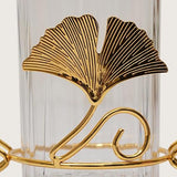 Luxury Leaf Design Cutlery Holder Set – Kitchen Spoon & Utensil Organizer with Drain Tray | Decorative Table Organizer