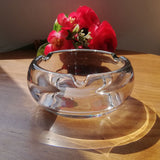 Smoky Glass Ashtray – Elegant & Durable Fancy Ash Tray for Home, Office & Café Use