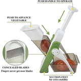 Premium Spring Slicer Vegetable Cutter – Multipurpose Kitchen Chopper & Slicer