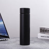 Temperature Display Vacuum Insulated Water Bottle 17oz,Thermo Flask Made of Premium Stainless Steel Coffee Cup, Smart Cup, Novelty Gift Mug, FDA Safty