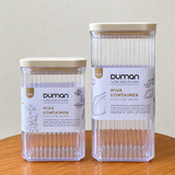 Airtight Acrylic Spice Container Set – 2 Pcs Transparent Seasoning Jars with Lids