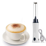 Electric Milk Frother Portable Egg Beater/Coffee Beater USB Rechargeable Handheld Coffee Blender Milk Shaker Mixer Foamer Food Blender