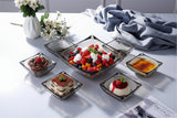 Elegant 7-Piece Crystal Glass Dessert & Salad Bowl Set – 1 Large + 6 Small Bowls