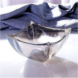 Elegant 7-Piece Crystal Glass Dessert & Salad Bowl Set – 1 Large + 6 Small Bowls