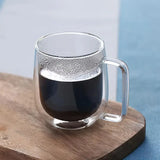 Classic Double Wall Glass Coffee Mug