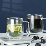 Classic Double Wall Glass Coffee Mug