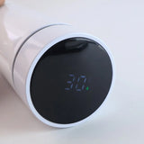 Temperature Display Vacuum Insulated Water Bottle 17oz,Thermo Flask Made of Premium Stainless Steel Coffee Cup, Smart Cup, Novelty Gift Mug, FDA Safty