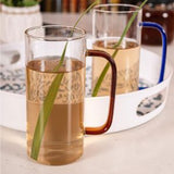 Heat-Resistant Borosilicate Glass Mug Set – 380ml Coffee, Tea & Milk Cups (Pack of 4)