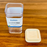 Airtight Acrylic Spice Container Set – 3 Pcs Transparent Seasoning Jars with Lids