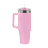 Hot/Cool Large Capacity Tumbler Stainless Steel Insulated Water Bottle With Straw - Leakproof, Vacuum-Sealed, 1200ml