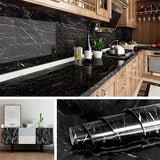 Premium Marble Sheet Sticker – Waterproof Self-Adhesive PVC Wallpaper (60x100/200cm) | Oilproof Kitchen Cabinet & Table Cover