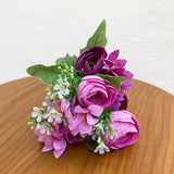 Modern Design Flower Bunches Two Tone